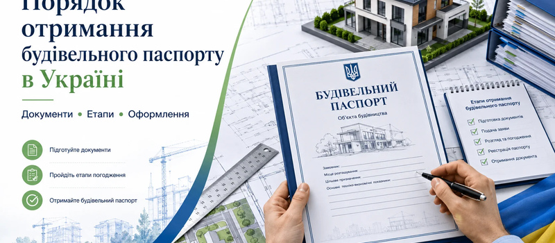 Порядок получения строительного паспорта в Украине